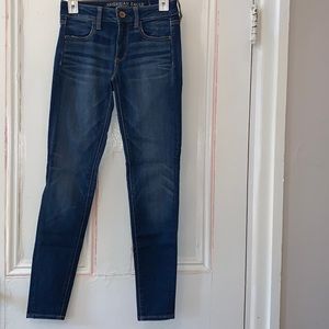 American eagle jeans. Dark blue. Skinny jeans. Size 2